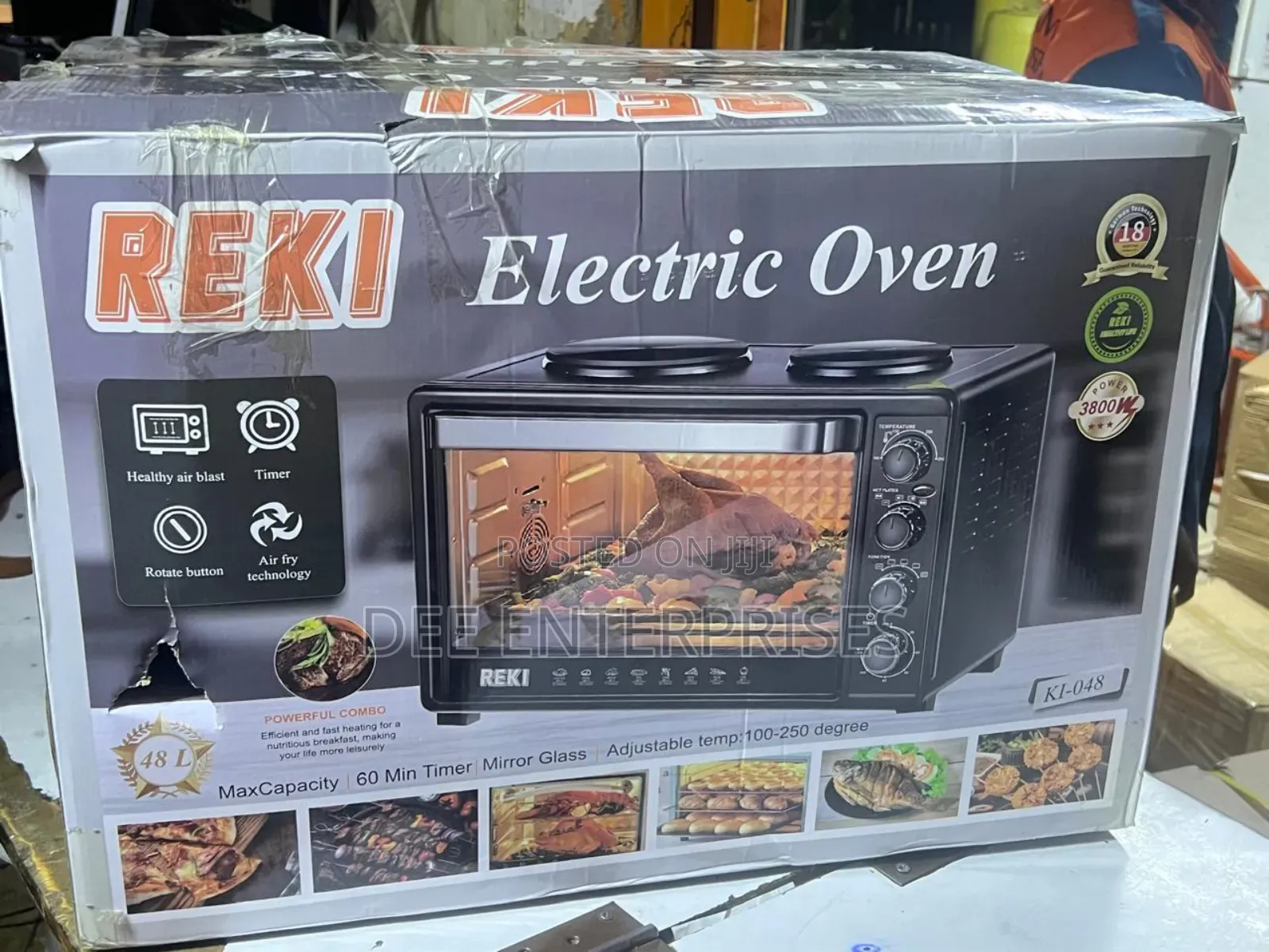 48 LTRS Reki Oven With Rostatier With 2 Plates