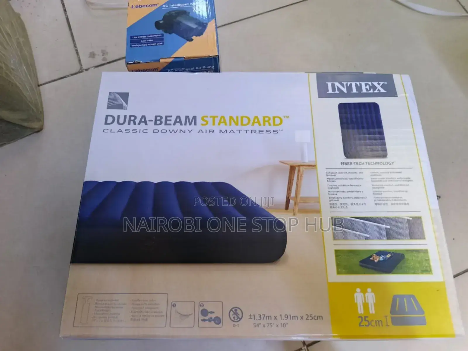 5×6 Double Air Mattress – Quick Inflate Deflate