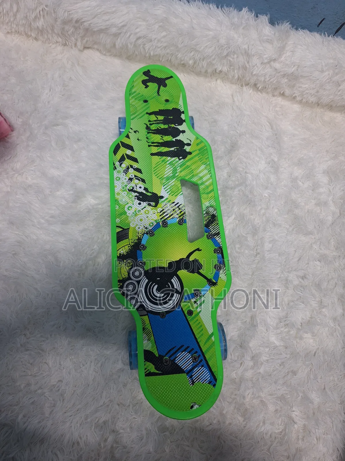 Skating Board With Rubber Wheels