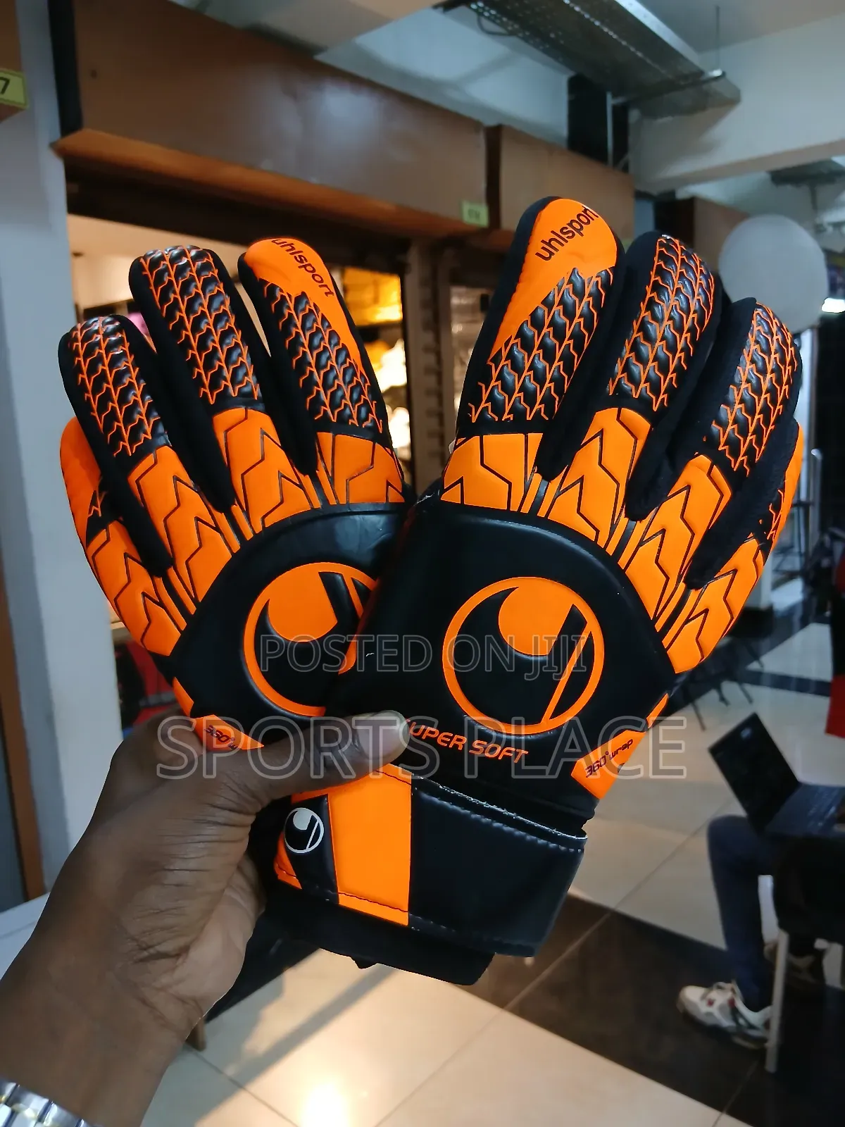Uhlsport Supersoft Firestorm Goalkeeper Gloves