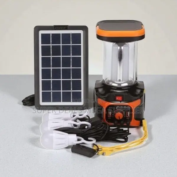 Portable Solar Lighting System With Lithium Battery and Bluetooth