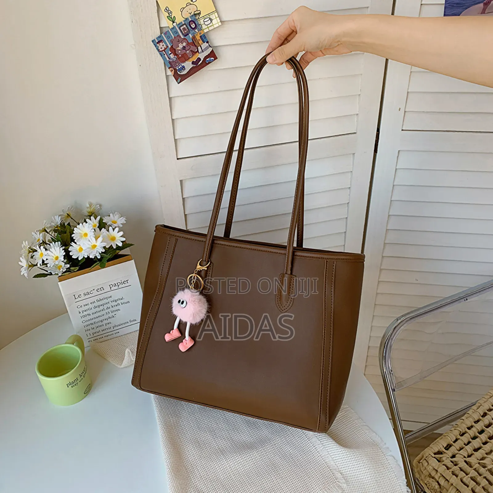 Women’S Classic Pu Leather Tote