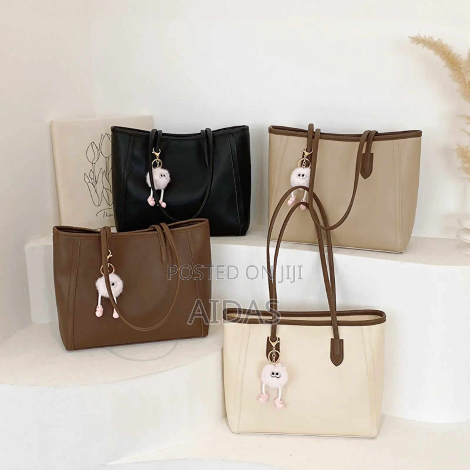 Women’S Classic Pu Leather Tote