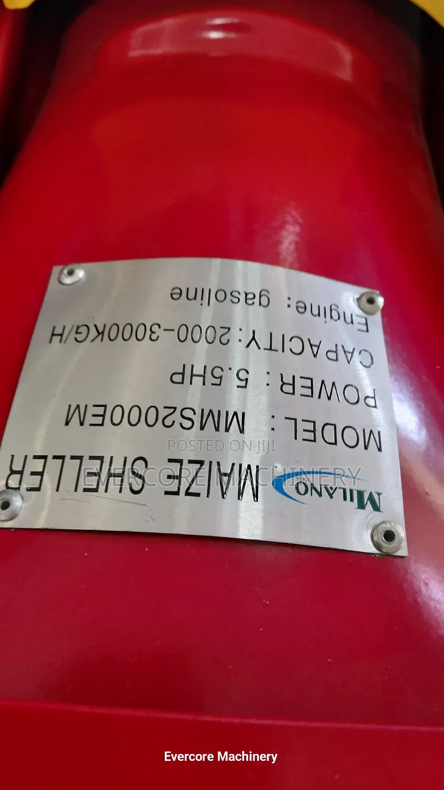 Milano Italia Maize Sheller Machine 5.5hp Petrol Engine.