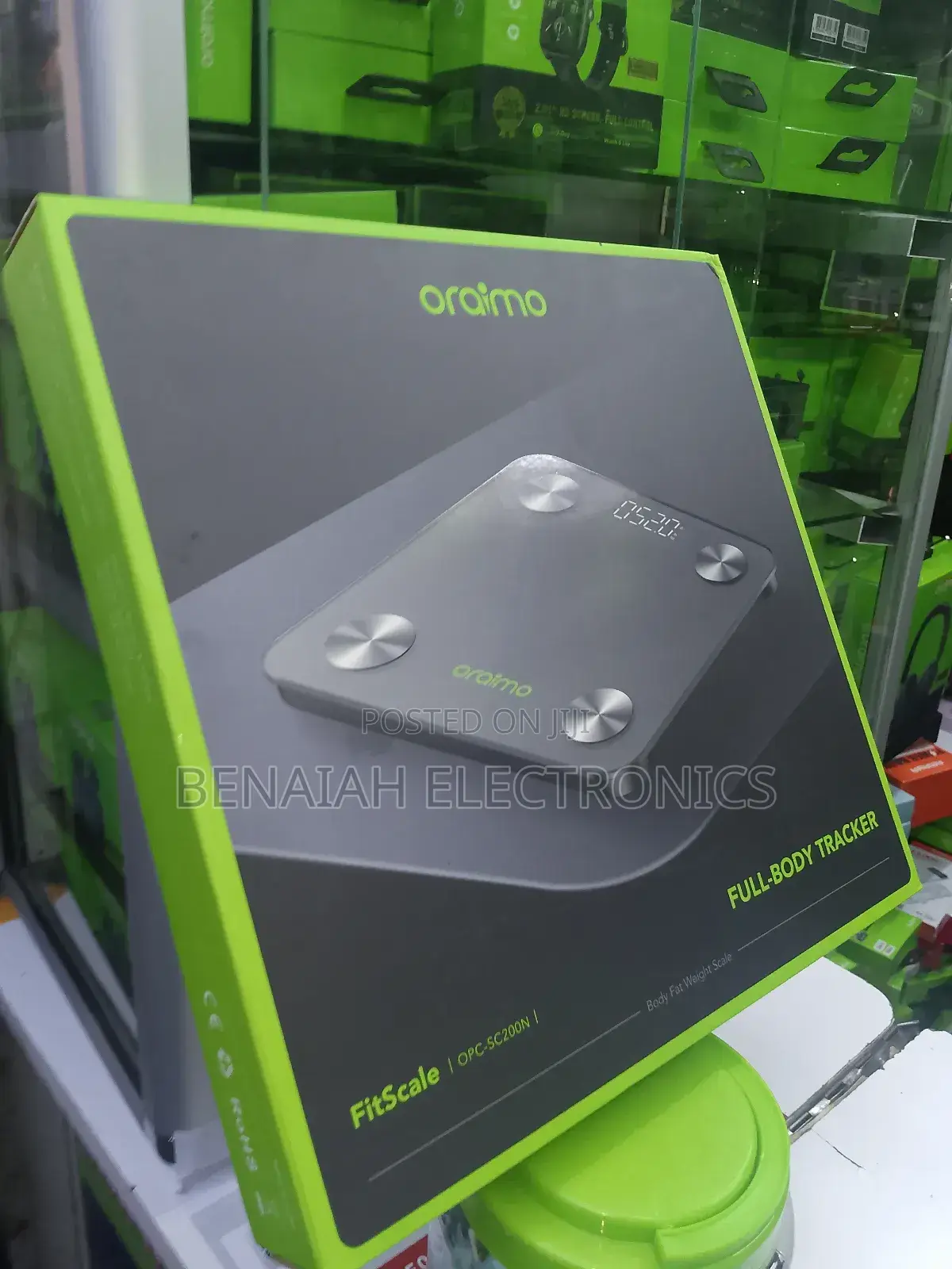 Oraimo Body Fat Weighing Scale ( Portable)