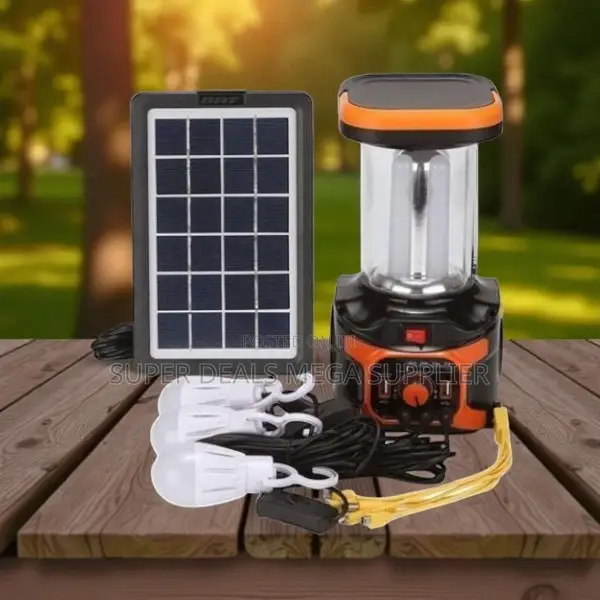 Solar Lighting Kit With Fm Radio, Bluetooth and Usb Phone Charger