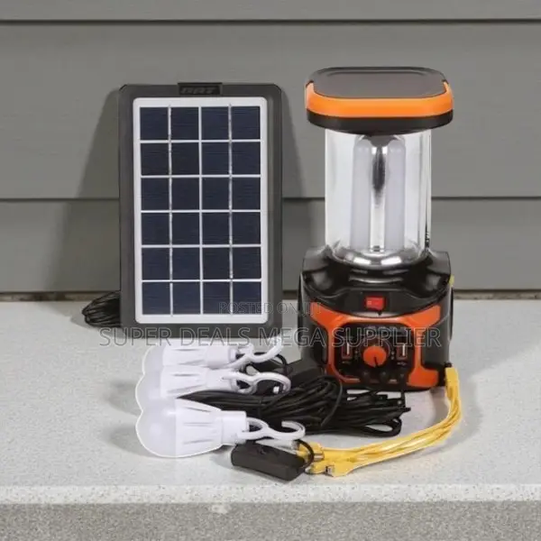 Solar Lighting System With Bluetooth, Torch and Multi Lighting Modes