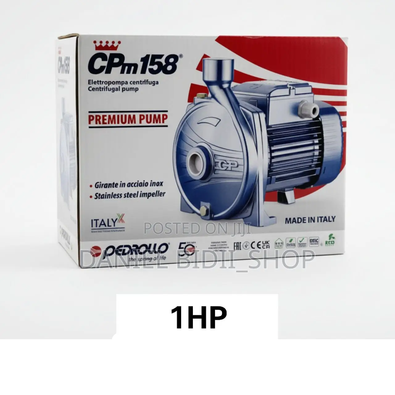 Original Italy Pedrollo Premium Pump Cpm158 1hp