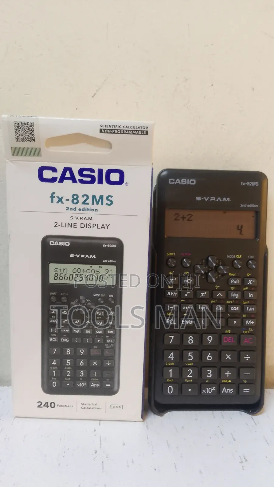 Casio Fx-82ms 2nd Edition Scientific Calculator.