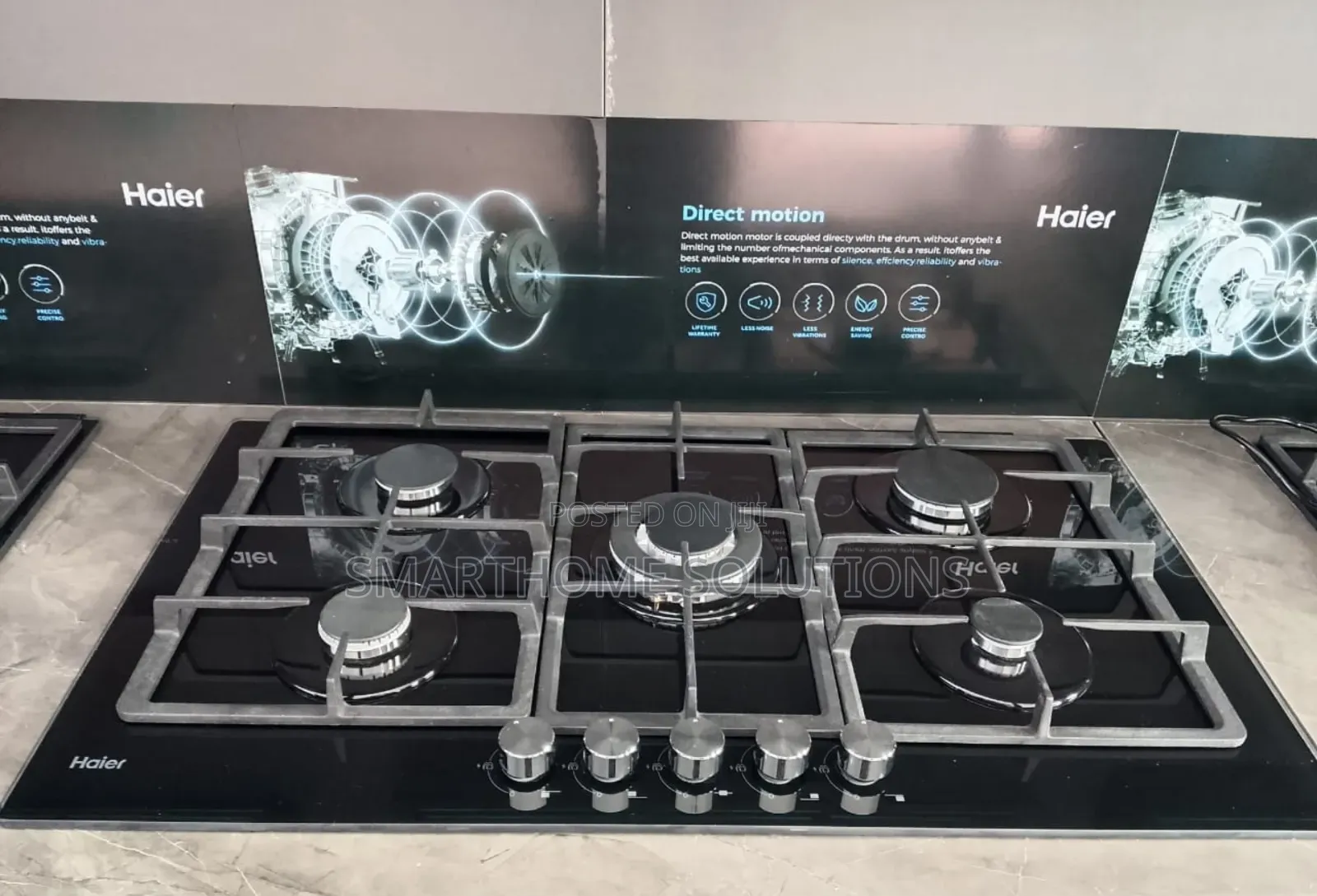 Haier 5-burner Built-in Cooker Hob-s775b