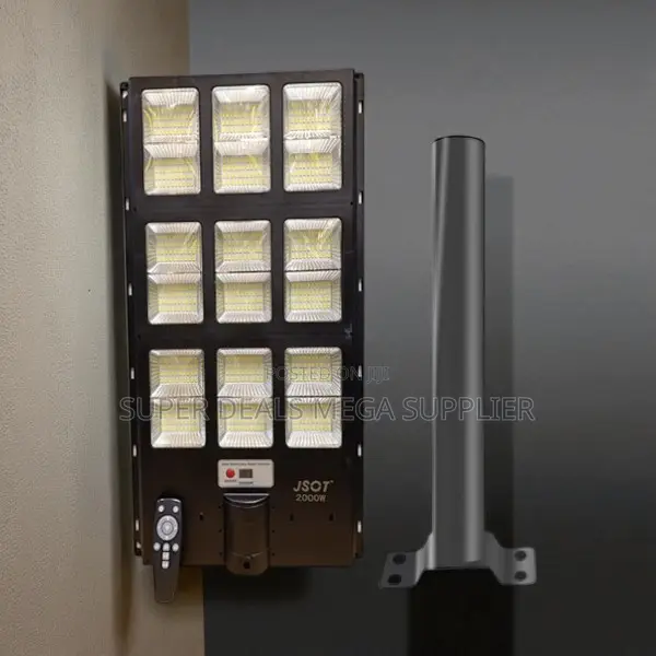 2000w Solar Lamp With Remote Control and Reliable Long Lasting Quality