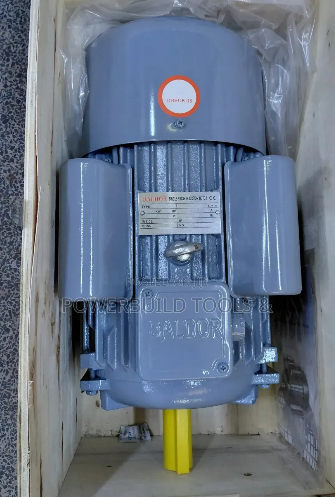 5hp 1450rpm Single Phase Baldor Electric Motor Fully Copper Winding