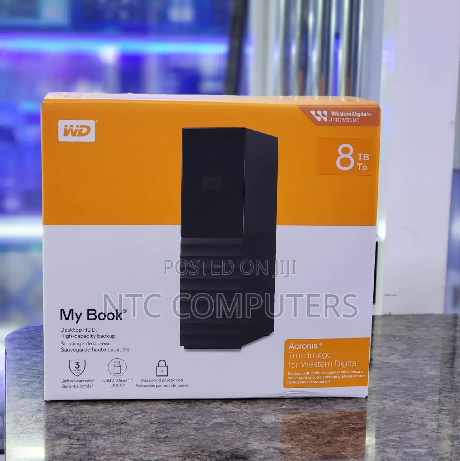 Wd 8tb My Book External Hard Drive HDD