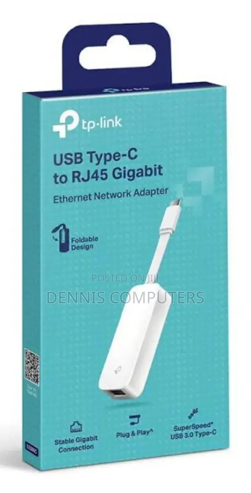 Tp-Link Usb Type C to Gigabit Ethernet Network Adapter -Tl-Ue300c