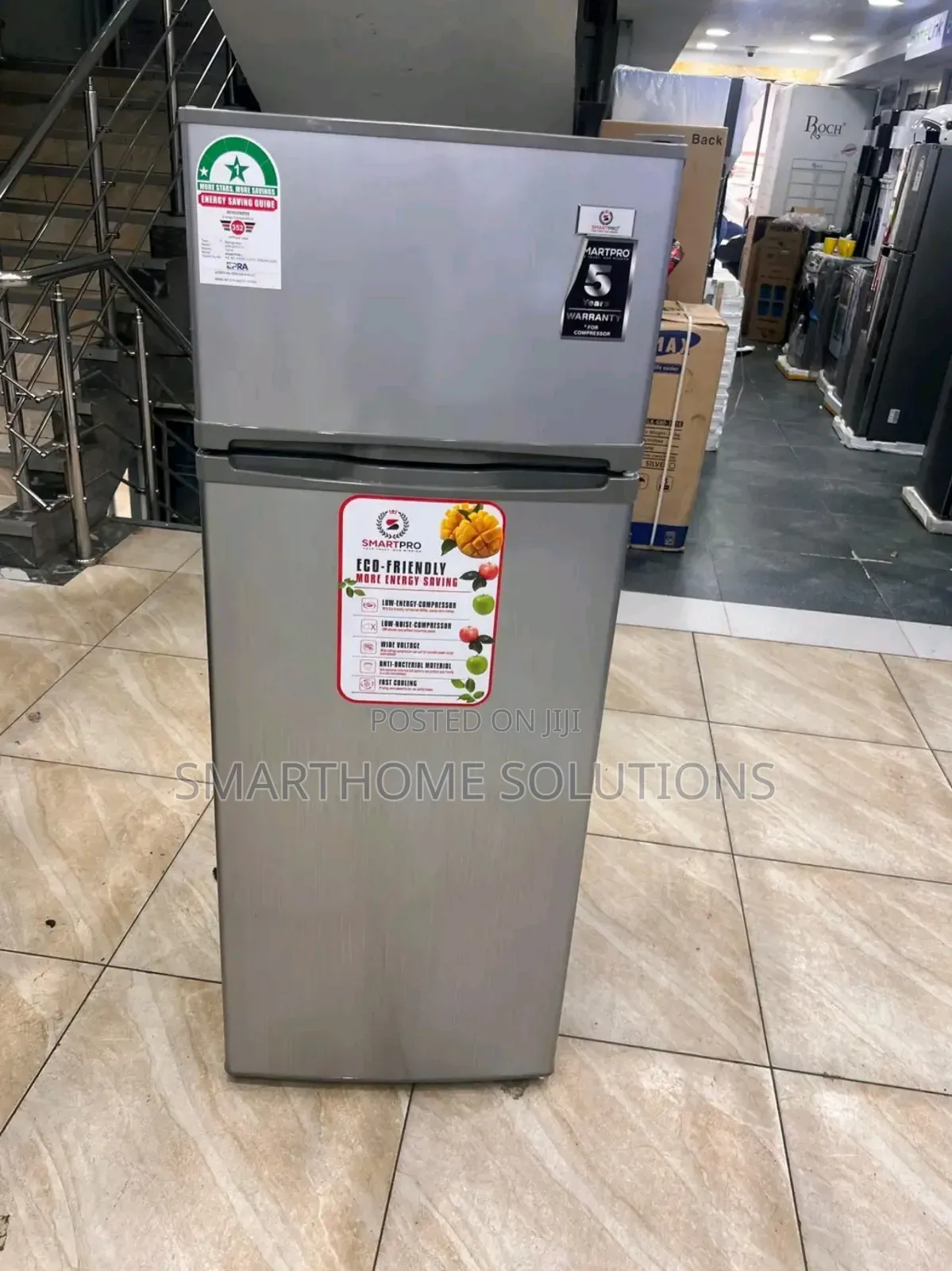 Smart Pro Sfr-210-dt-i Double Door Refrigerator