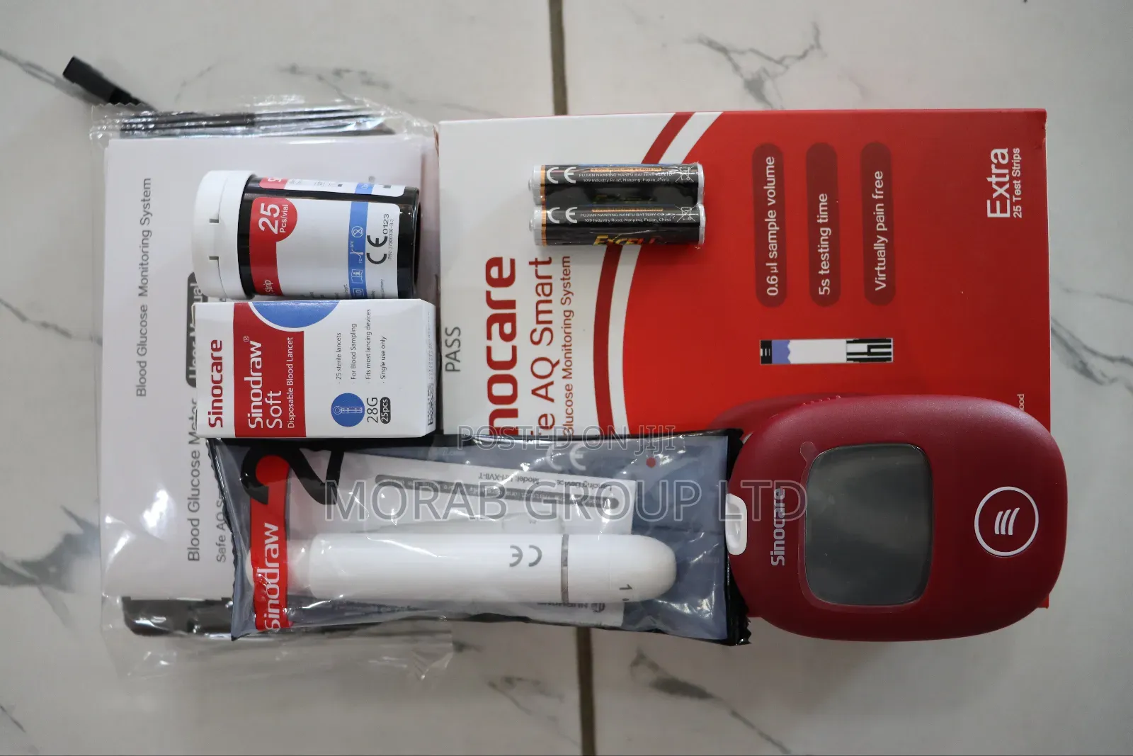 Blood Glucometer ( Sinocare Black November)