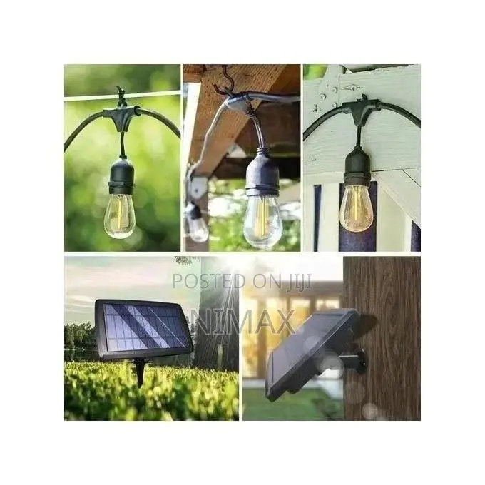 Solar Light Bulbs Outdoor Waterproof String Lights 10bulbs-10mtrs