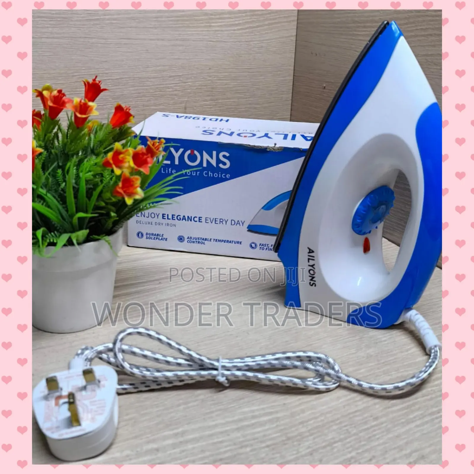 Ailyons Hd198a Dry Iron Box
