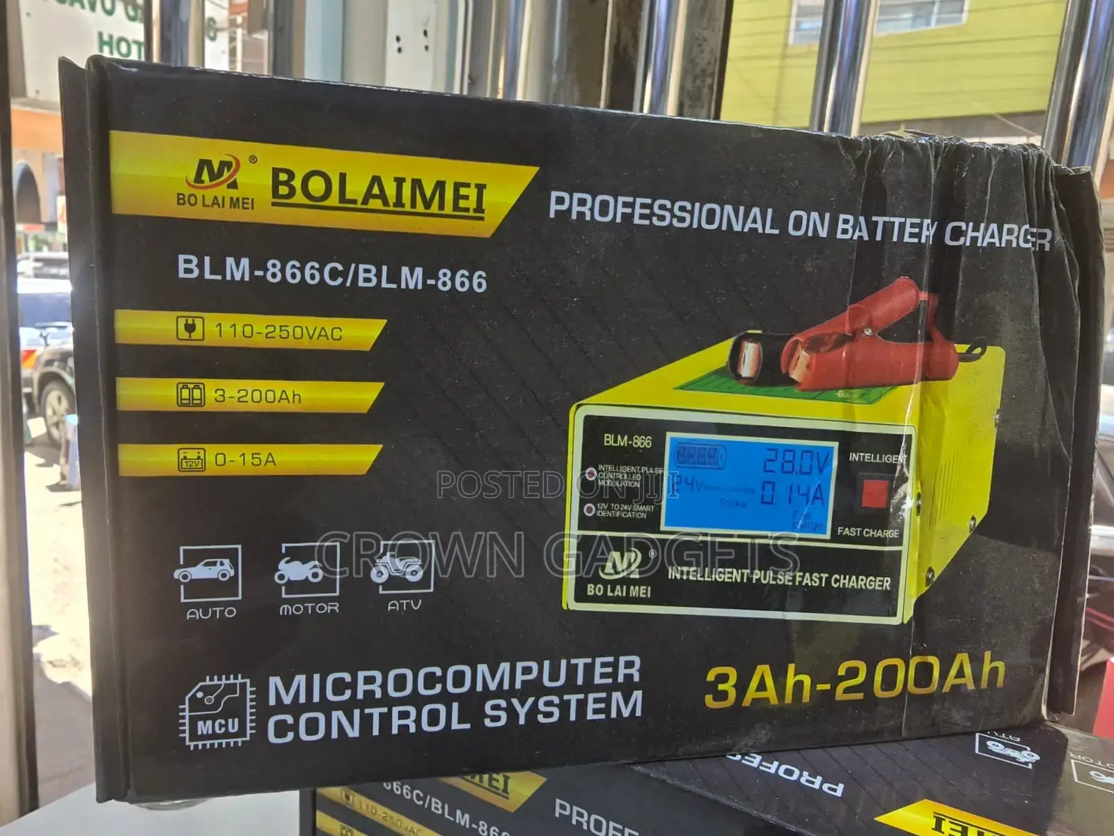Automatic 12v/24v Pulse Battery Charger 3-200ah – Bolaimei
