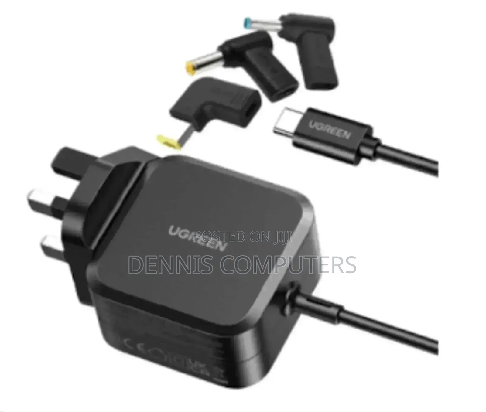 Ugreen Usb-C 67w Pd Gan Techpower Adapter Uk+3 Dc Connectors