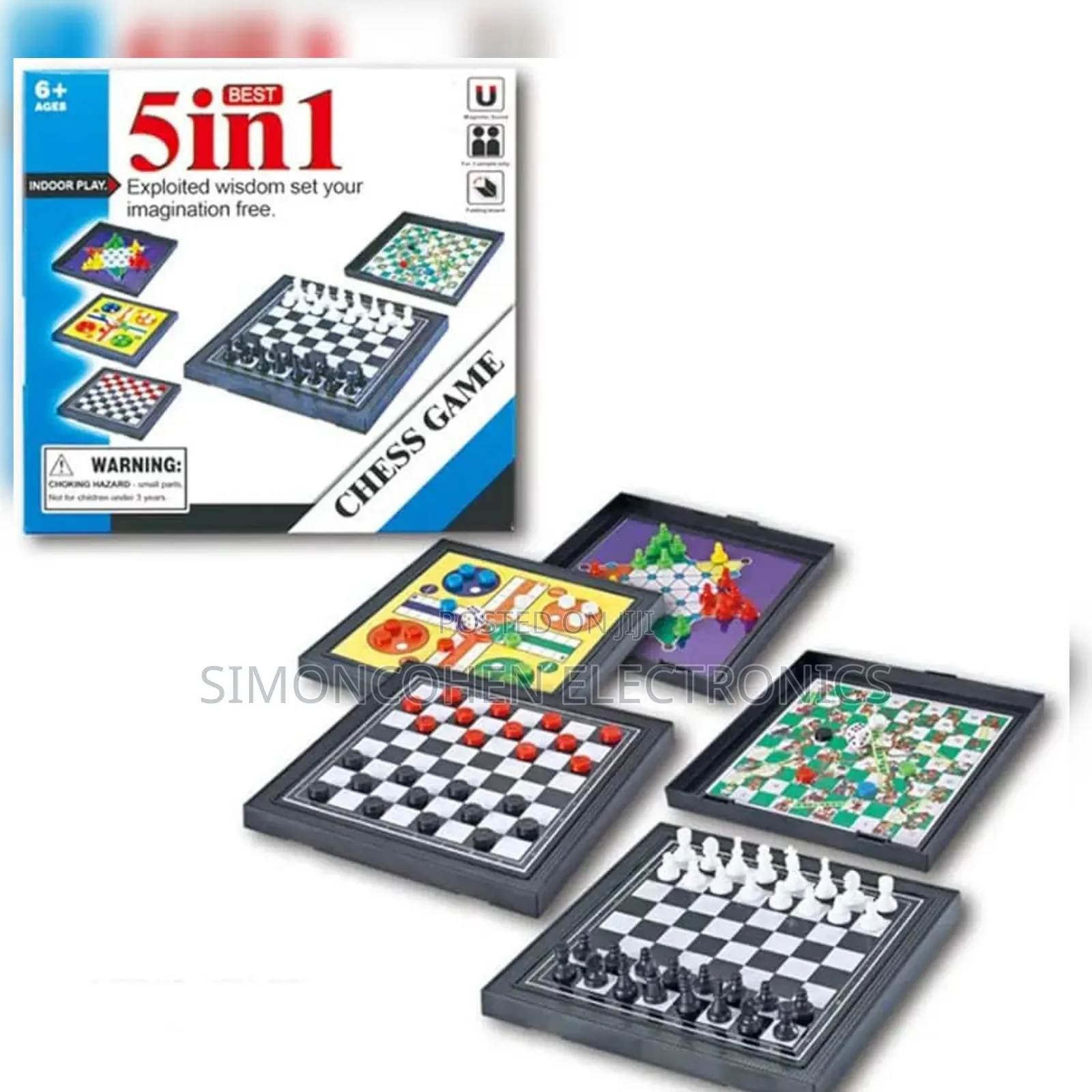 Big Size 5 In 1 Board Game