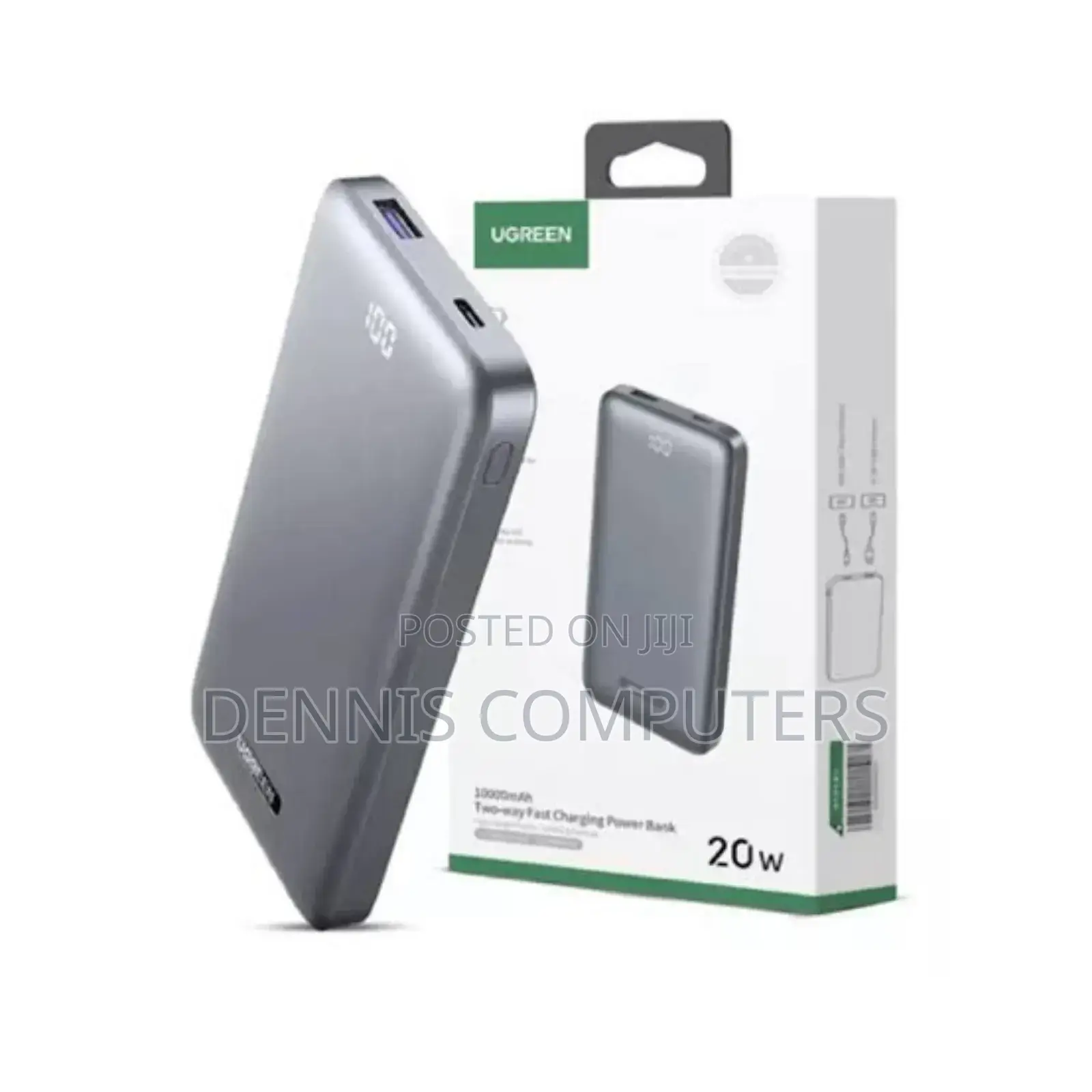 Ugreen 10000mah 20w Two-Way Fast Charging Power Bank -Pb311