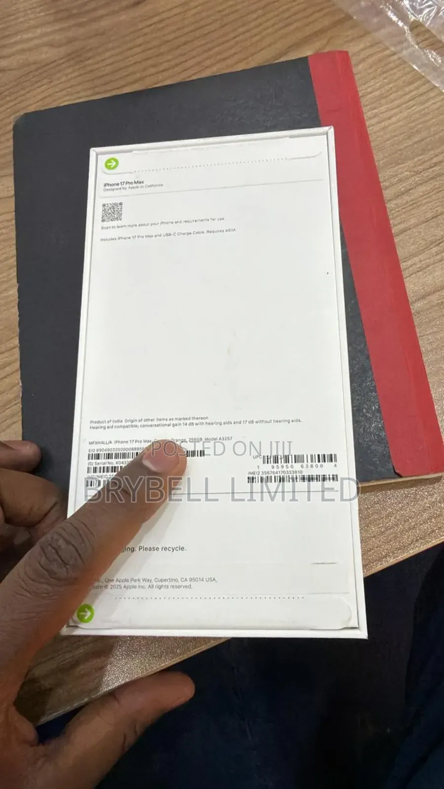 New Apple iPhone 17 Pro Max 256 GB Orange