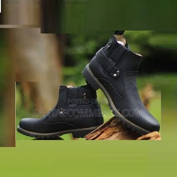Stock Clearance Mens Black Boots Shoes