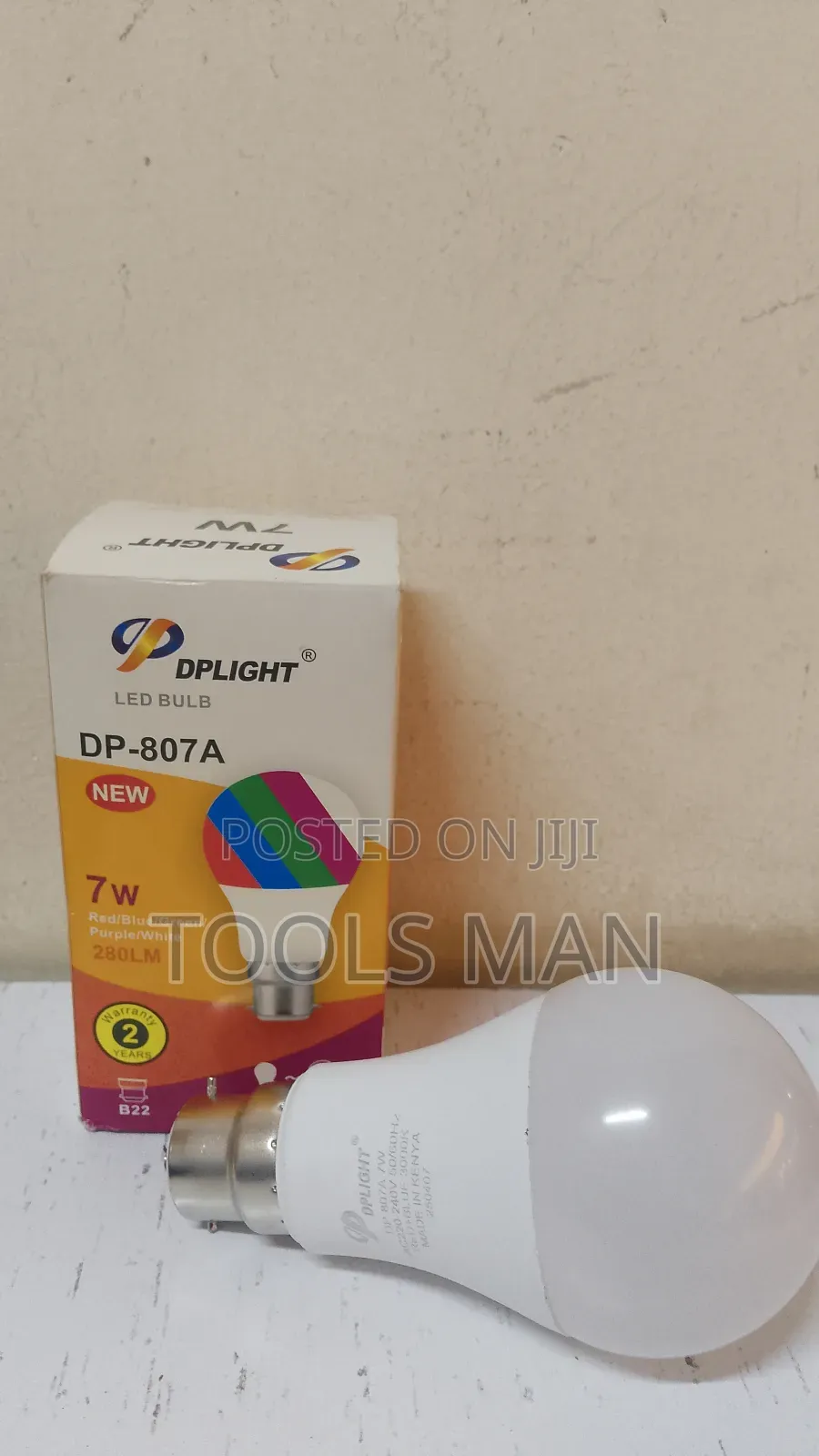 Dplight Led Bulb, Model Dp-807a.