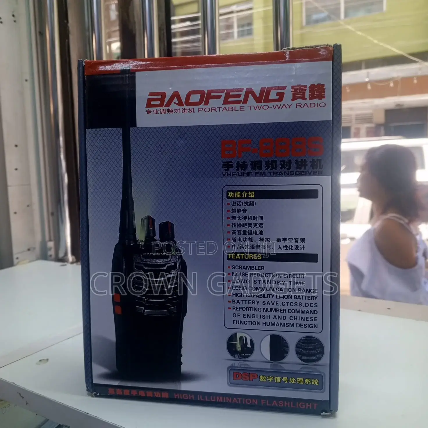 Bf-888s Baofeng Portable Walkie Talkie | 16 Channels Uhf Radio