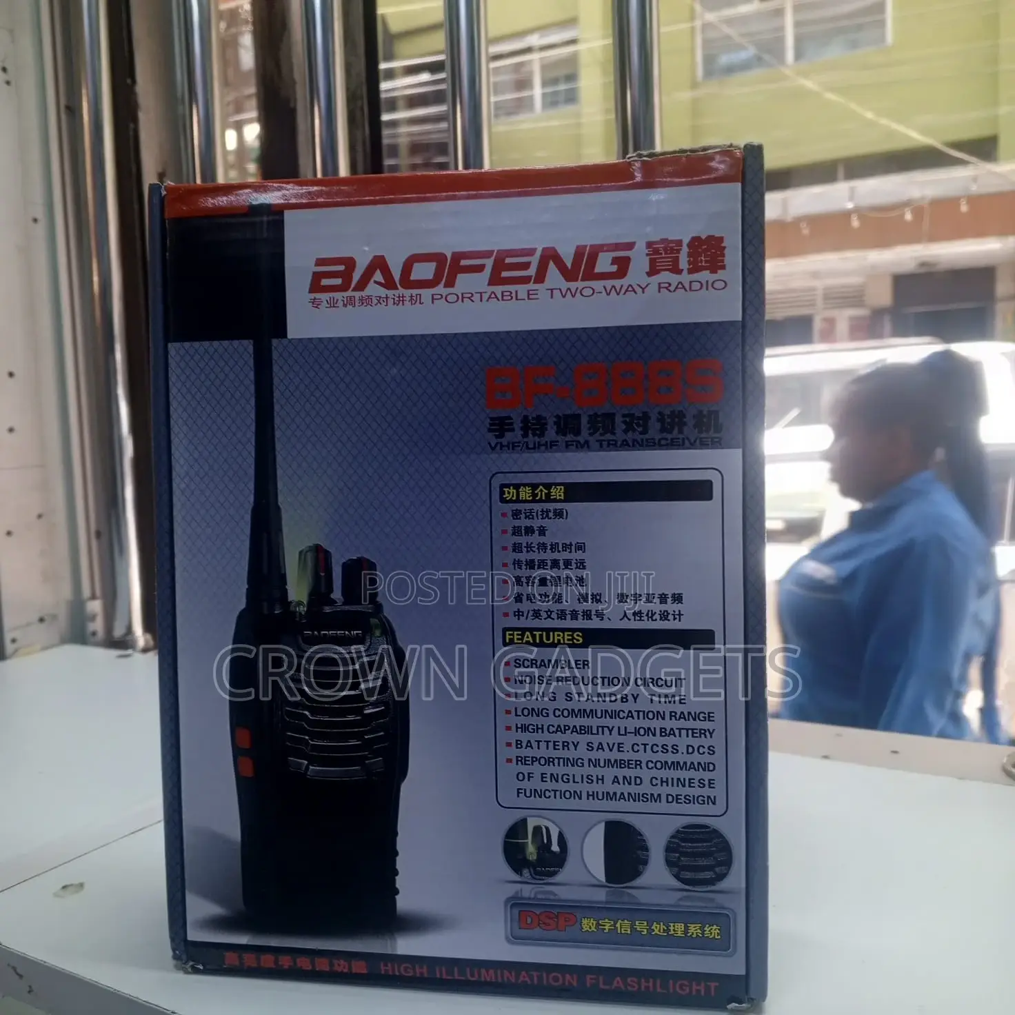 Bf-888s Baofeng Portable Walkie Talkie | 16 Channels Uhf Radio