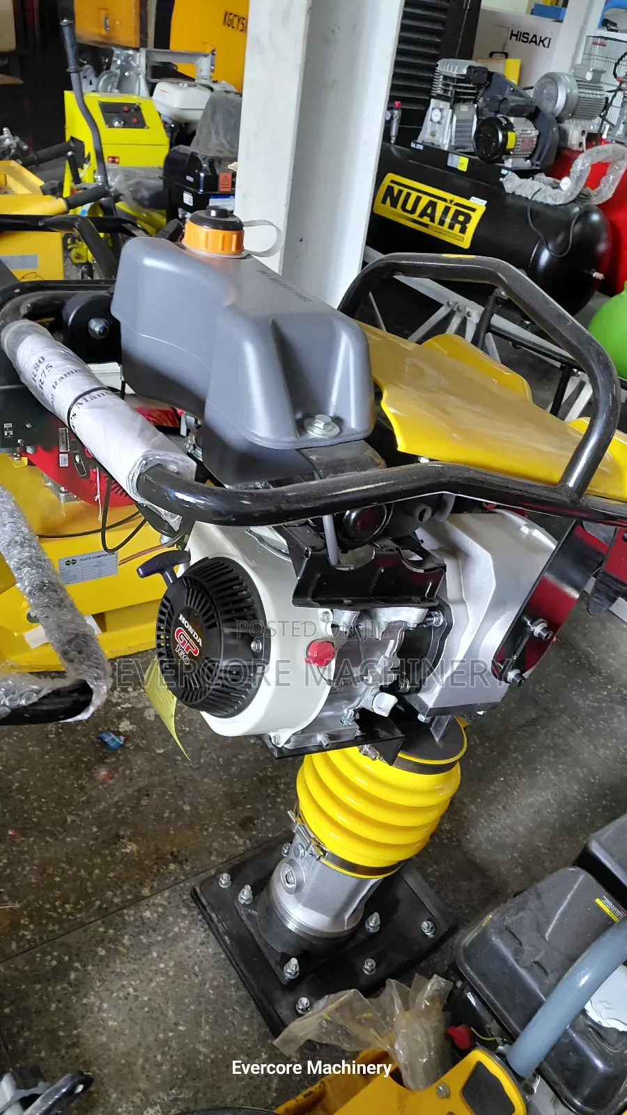Heavy Duty Tamping Rammer Machine With Honda Engine.