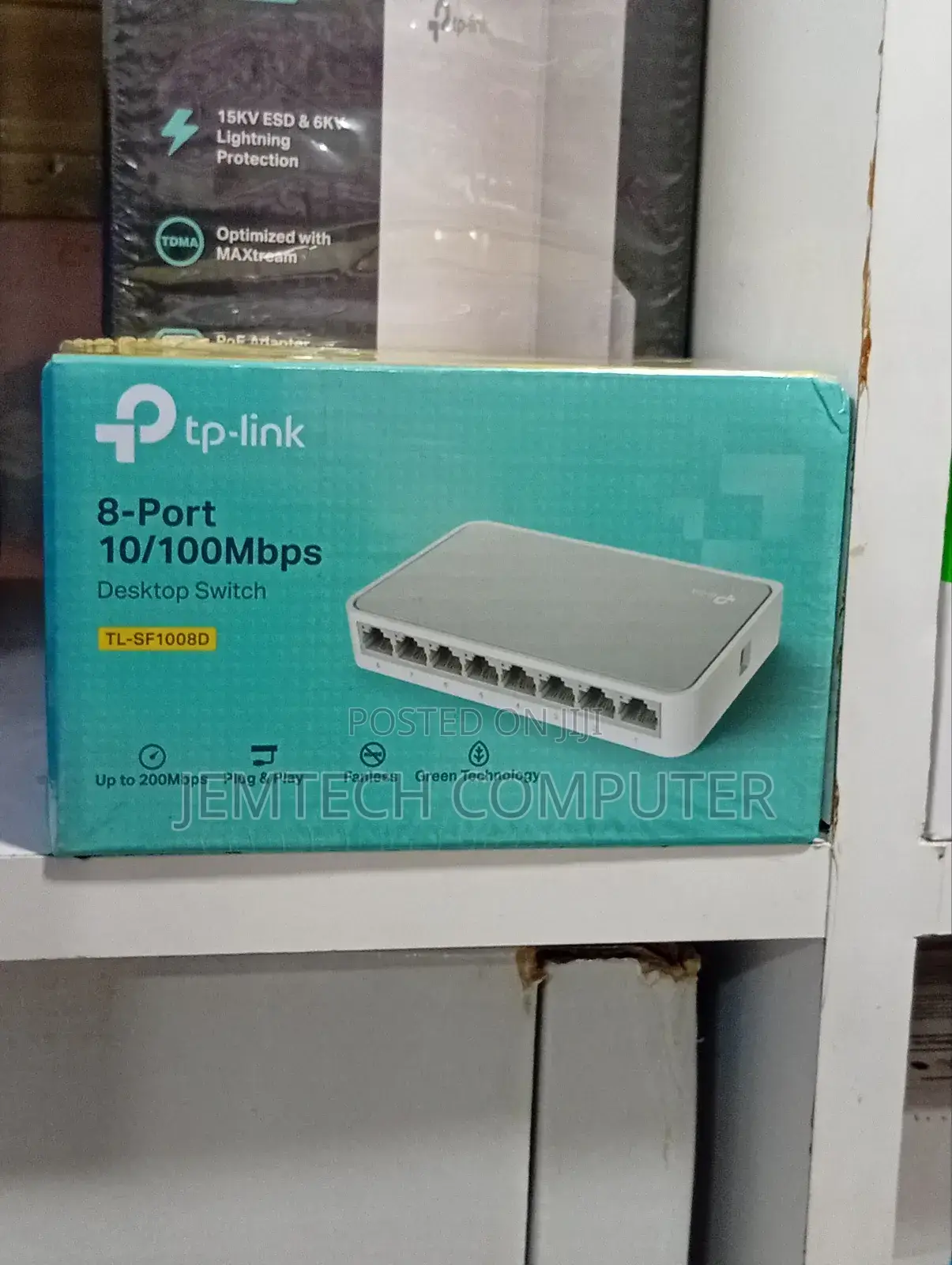 Tl-Sf1008d 8 Port 100mbps Switch