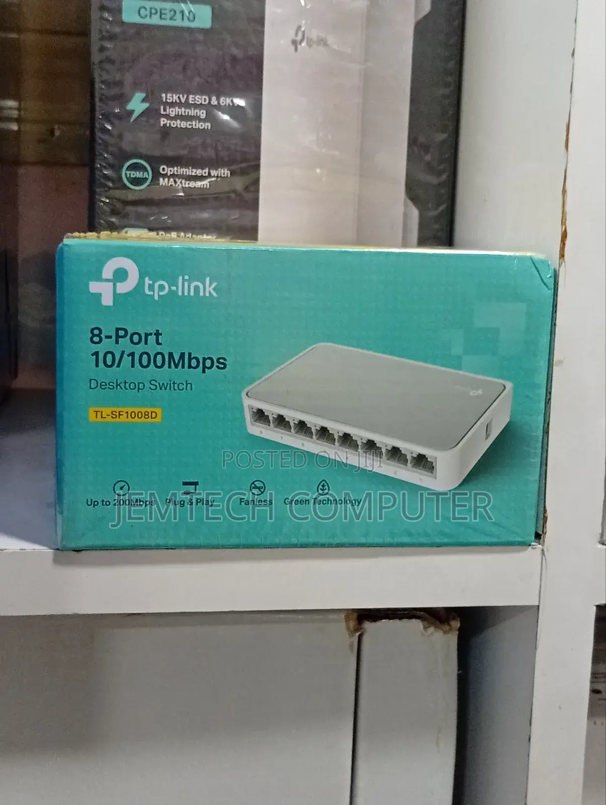 Tl-Sf1008d 8 Port 100mbps Switch