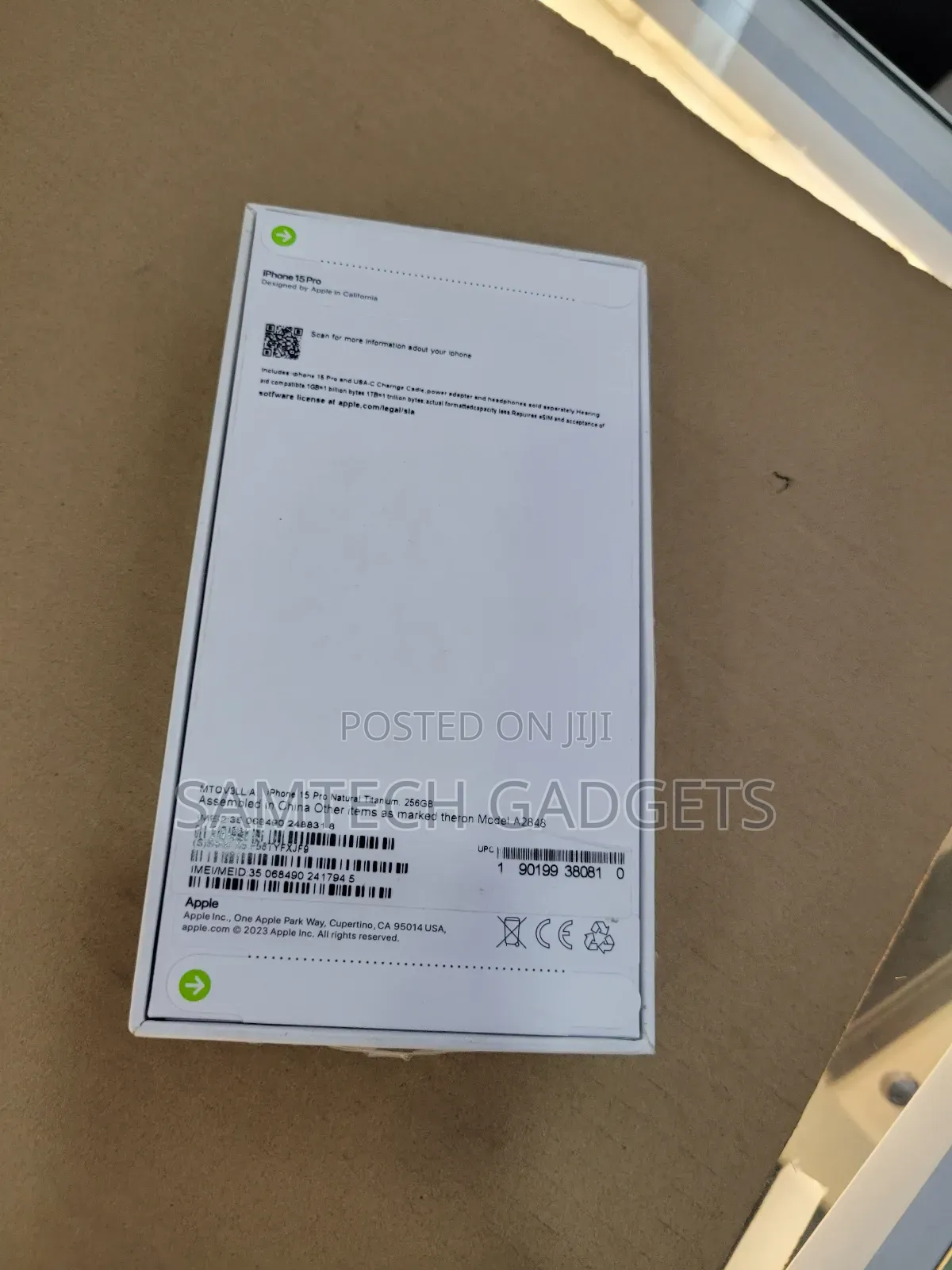 New Apple iPhone 15 Pro 256 GB Silver