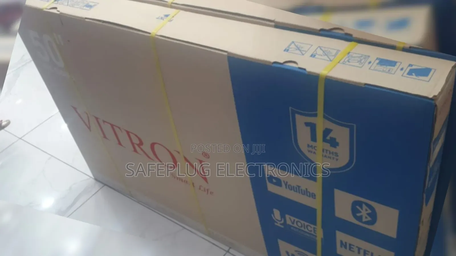 Vitron 50 Inches New Model Smart Android Tv