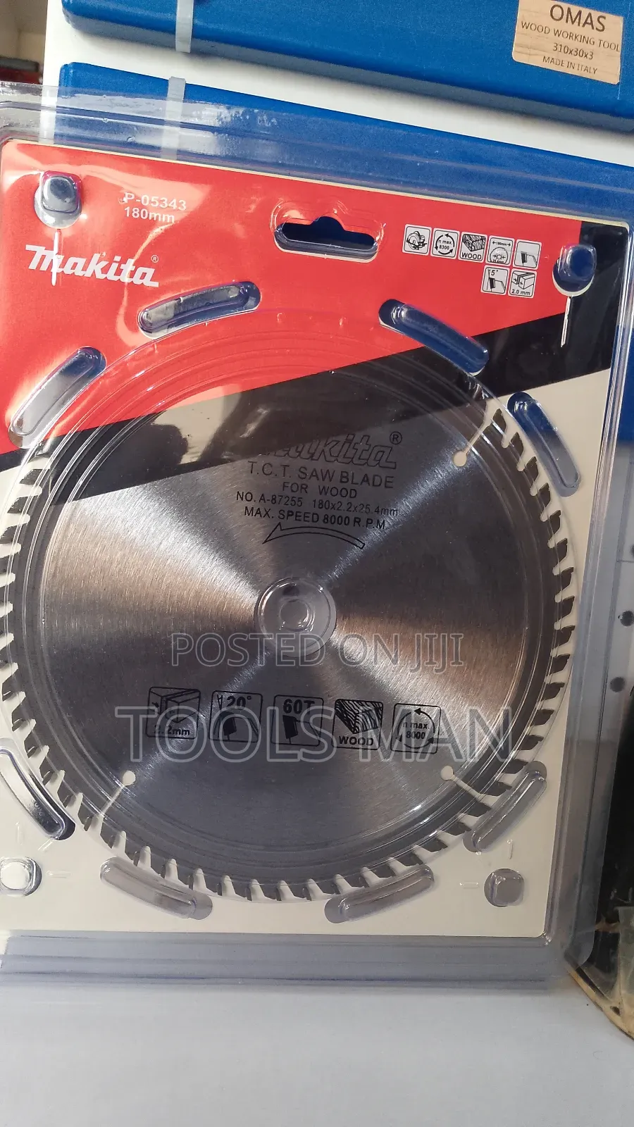 Makita T.C.T. (Tungsten Carbide Tipped) Circular Saw Blade.