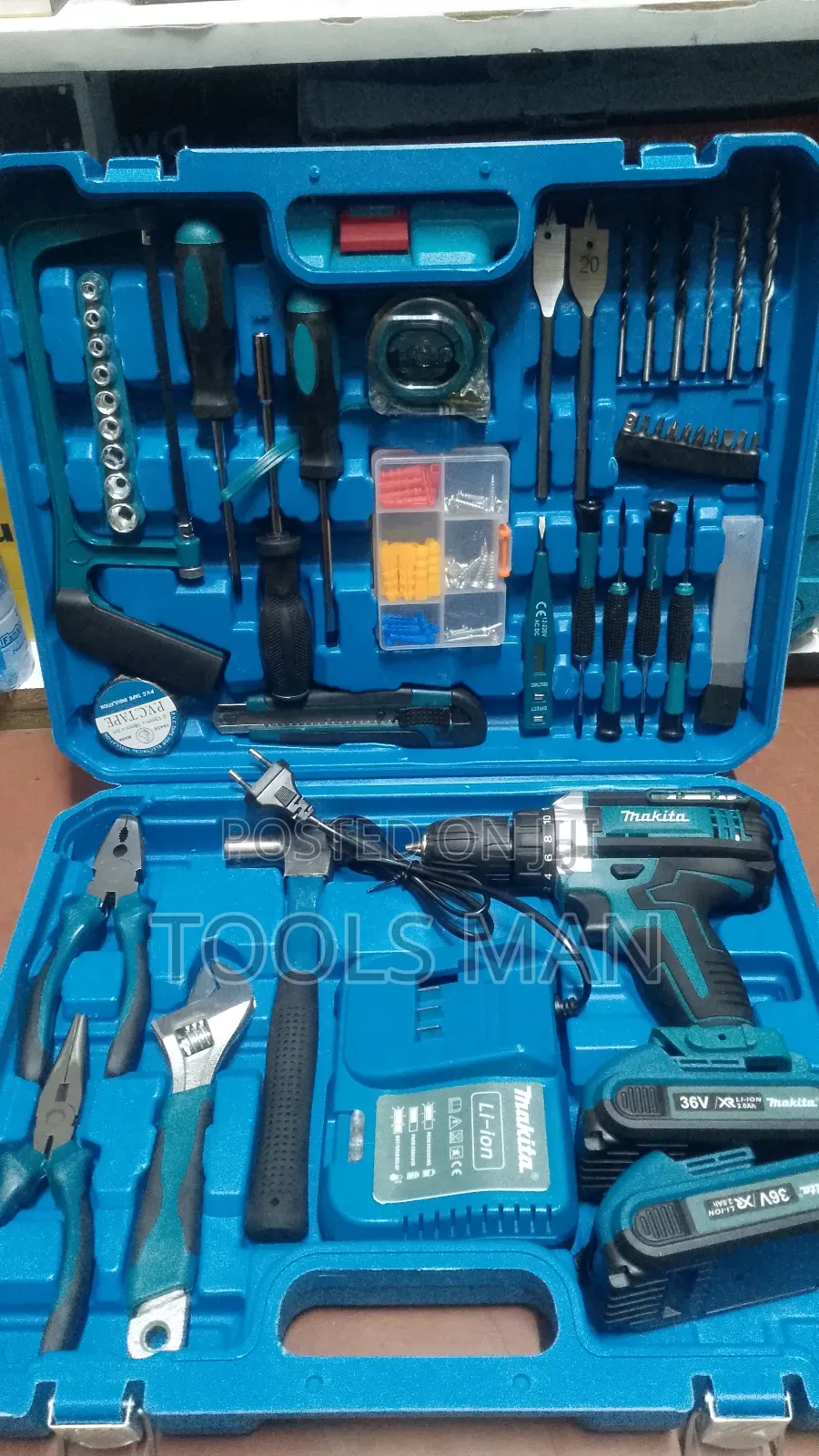 Makita 36v Cordless Power Drill Toolkit.