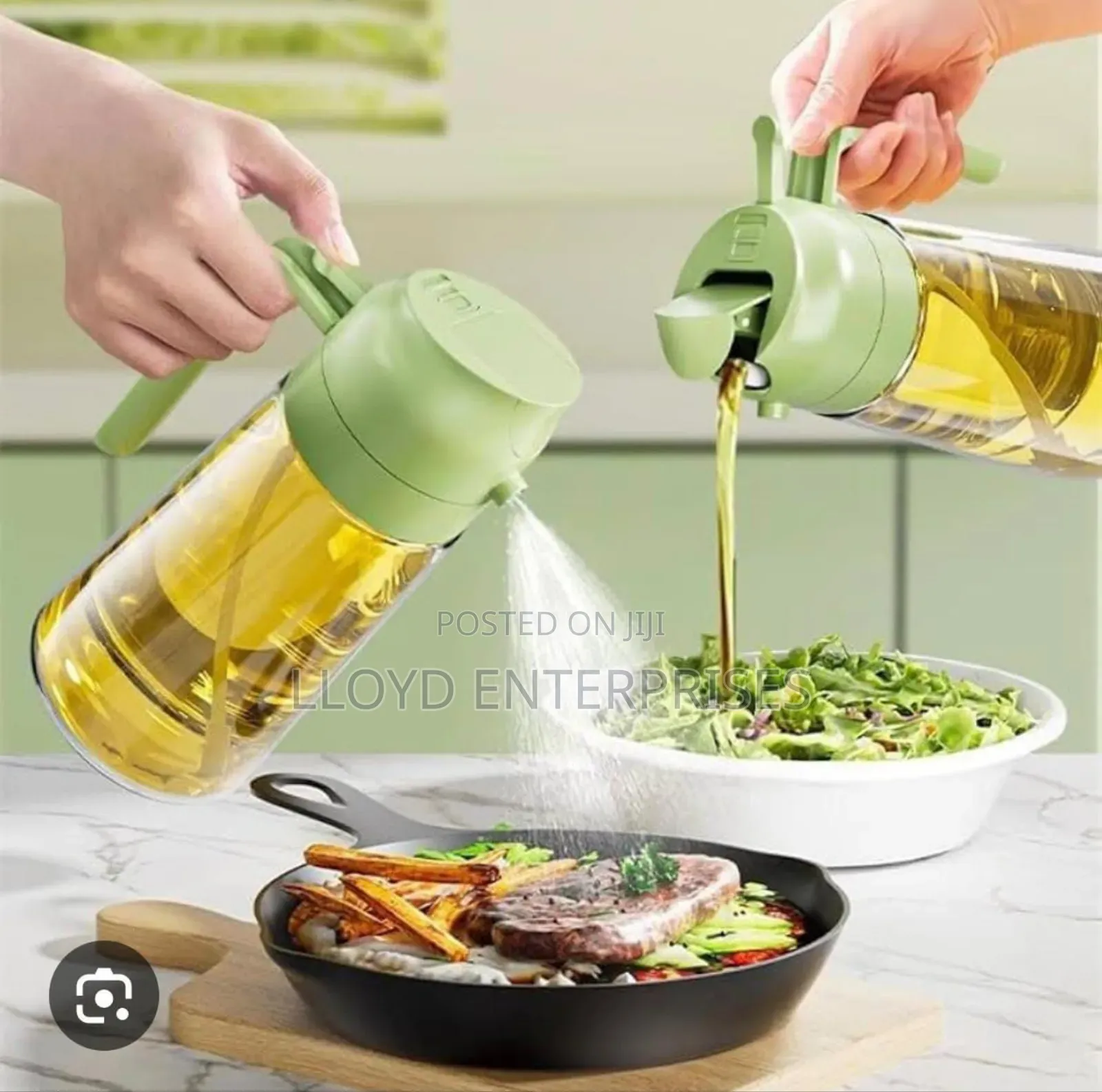 2 in 1 Automatic Oil Spray Jar