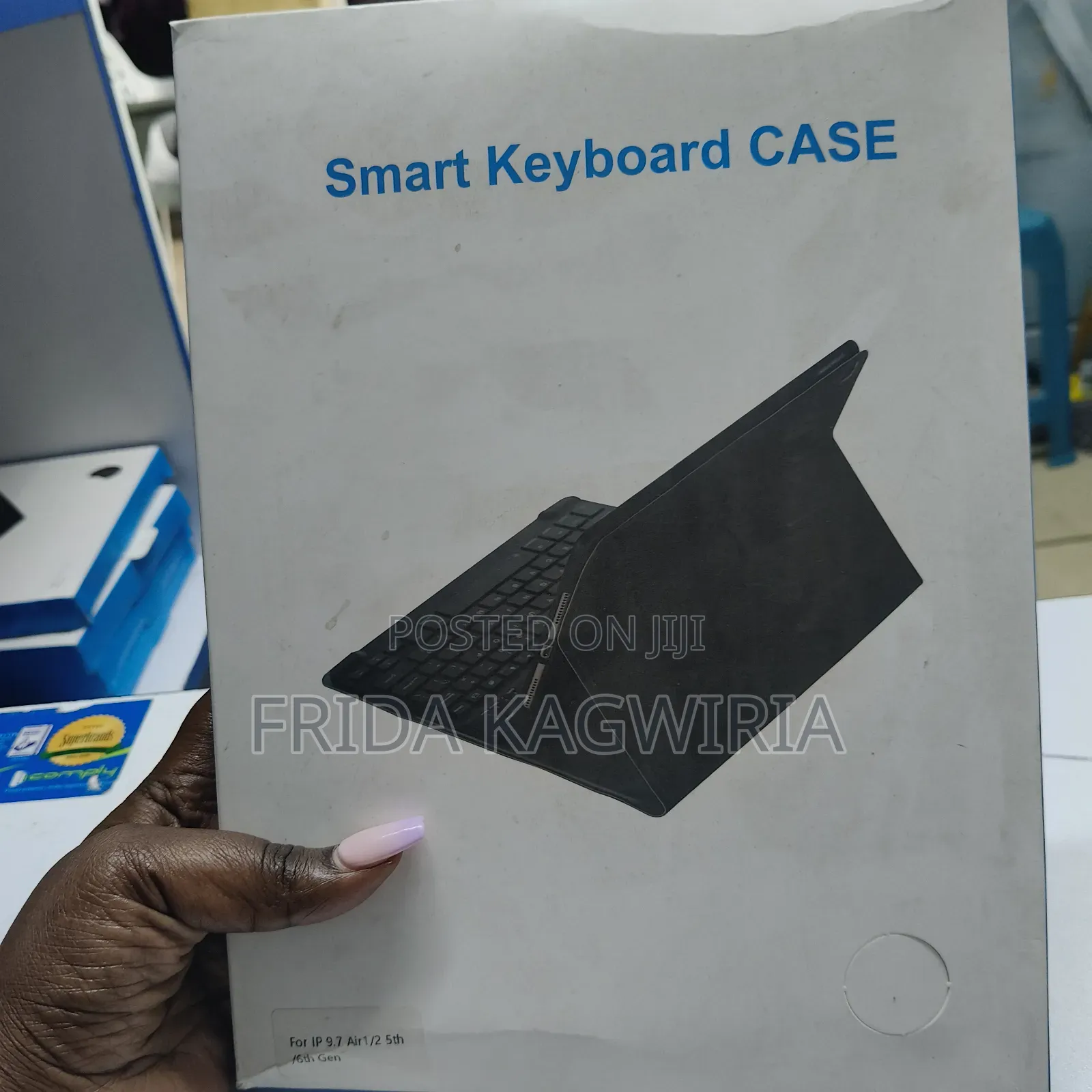 iPad 9.7 Air Smart Keyboard Flip Case With Pen Slot