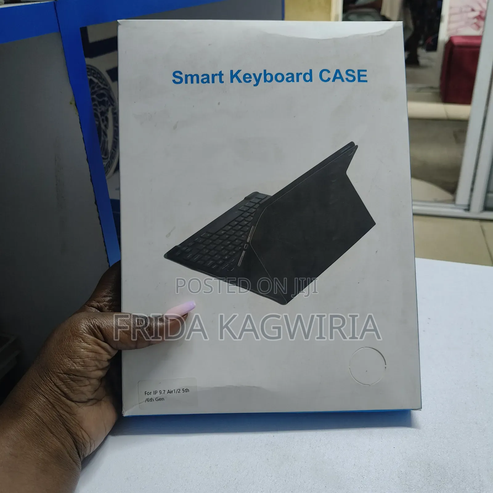 iPad 9.7 Air 2 Smart Keyboard Flip Case With Pen Slot