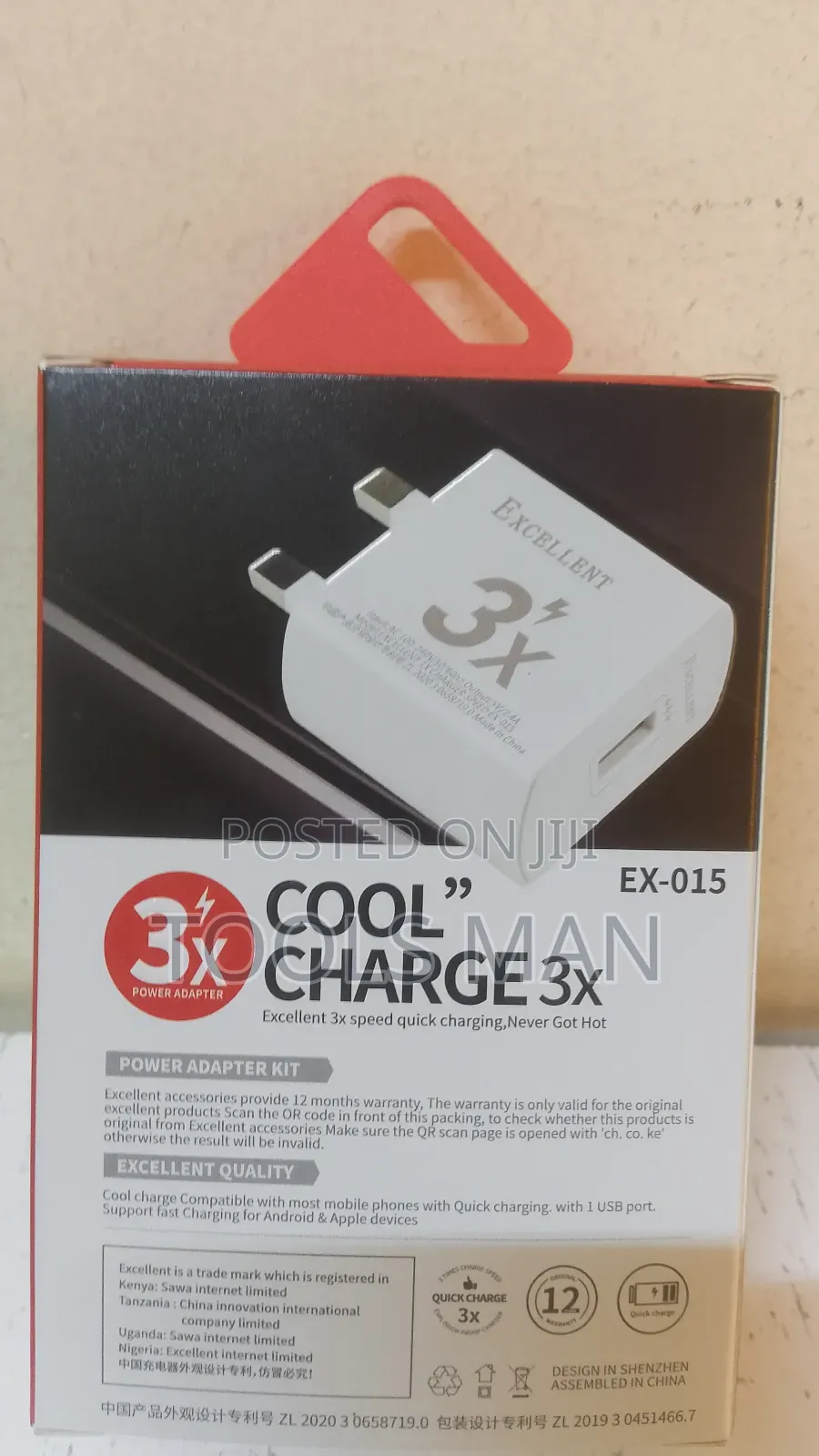 Excellent 3x Power Adapter, a Fast-Charging Usb Wall Charger.