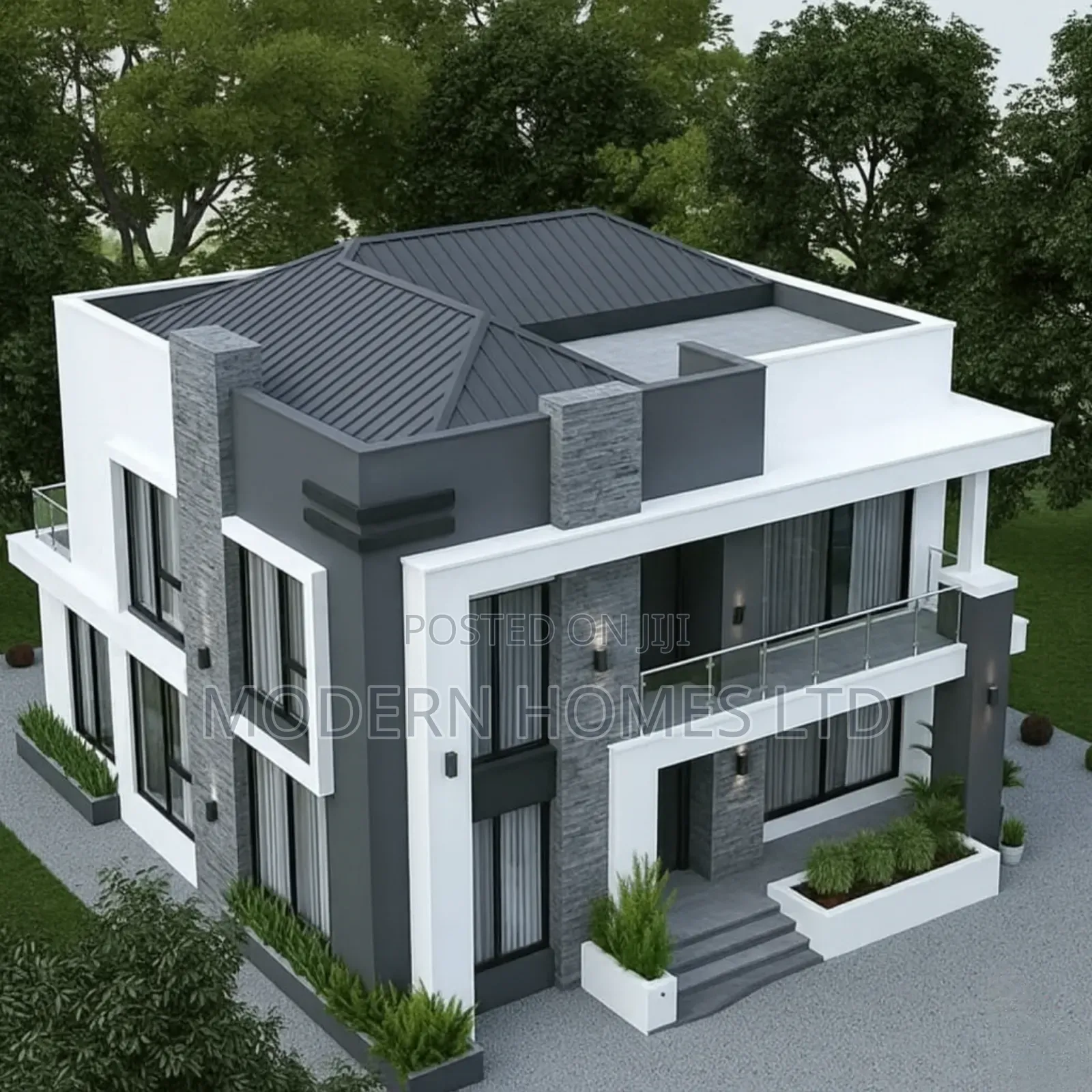 Custom Modern House Design + Building in Kenya