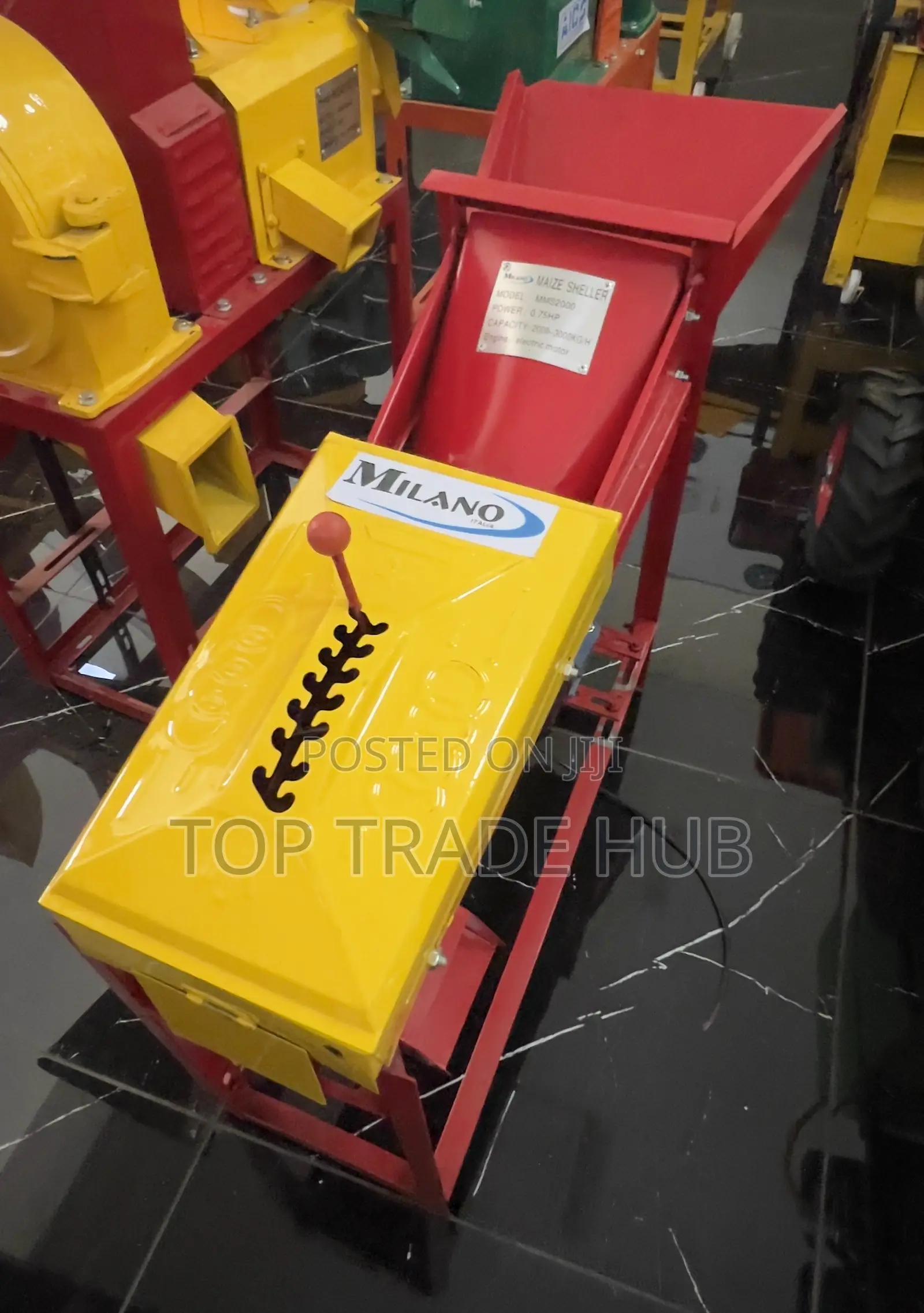 Mms2000 Milano Italia Maize Sheller 2000kg-3000kg/Hr With 1.5hp Motor