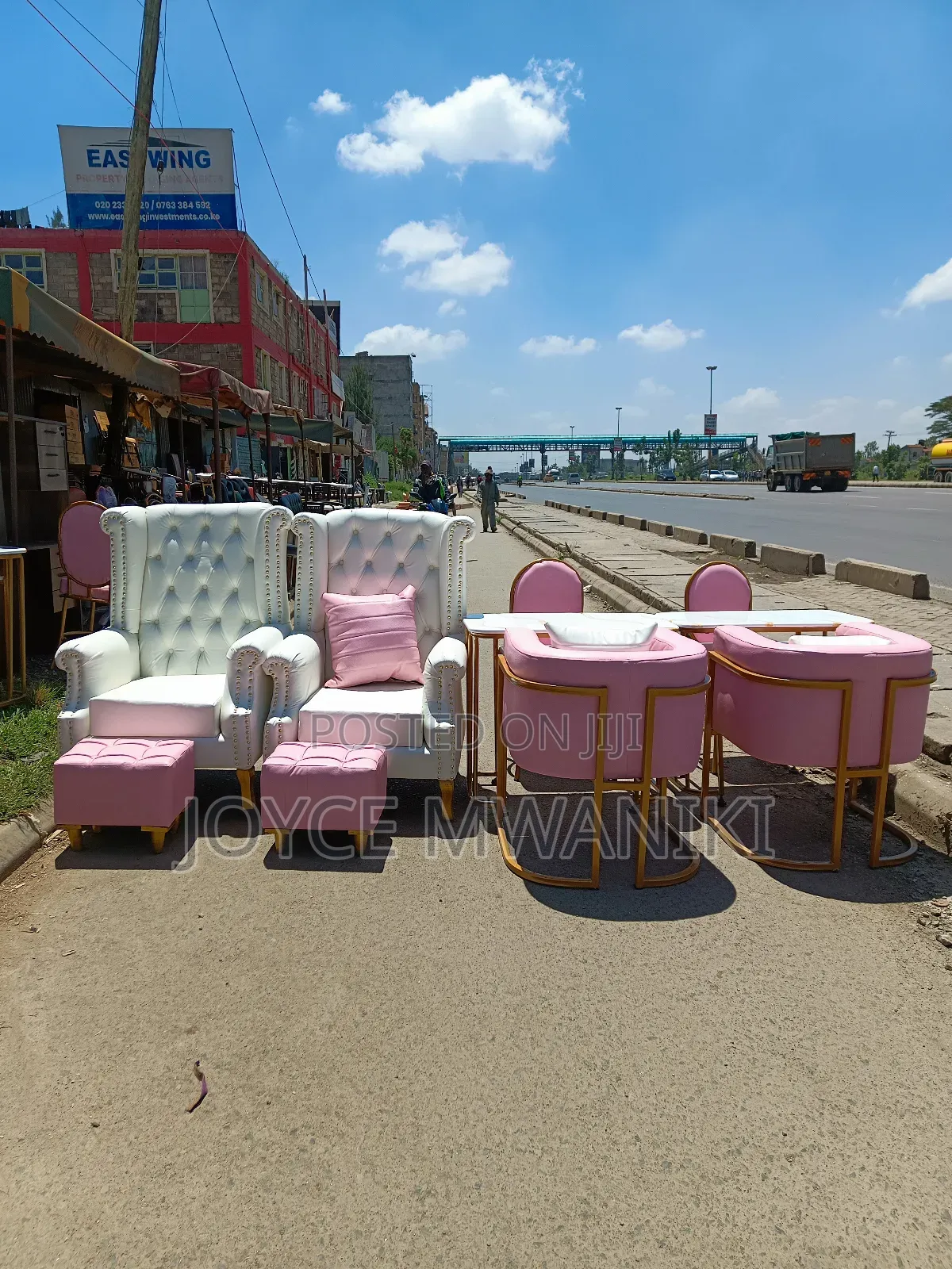 Pedicure Sets and Manicure Sets, While and Baby Pink