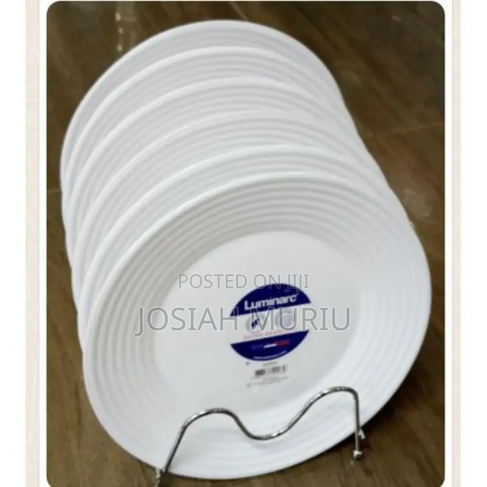 6pcs Ceramic Feston Plates
