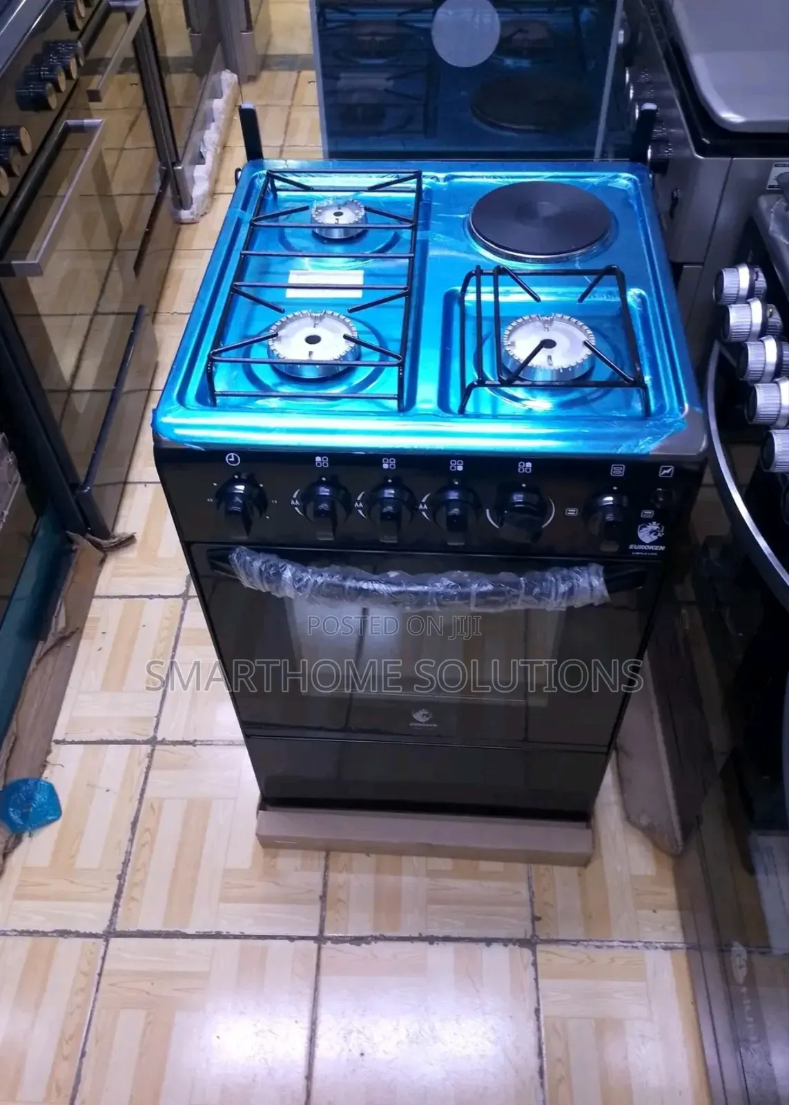 Euroken Standing Cooker 3g+1e With Electric Oven 50x55cm  Cooker