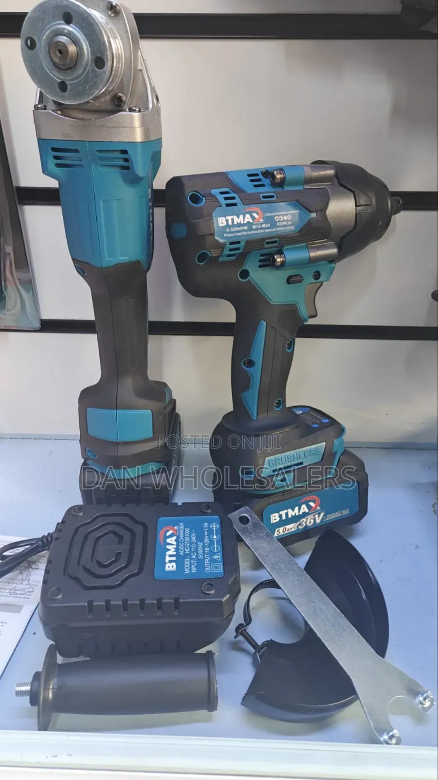Cordless Brushless Combo ( Grinder+ Impact Wrench)