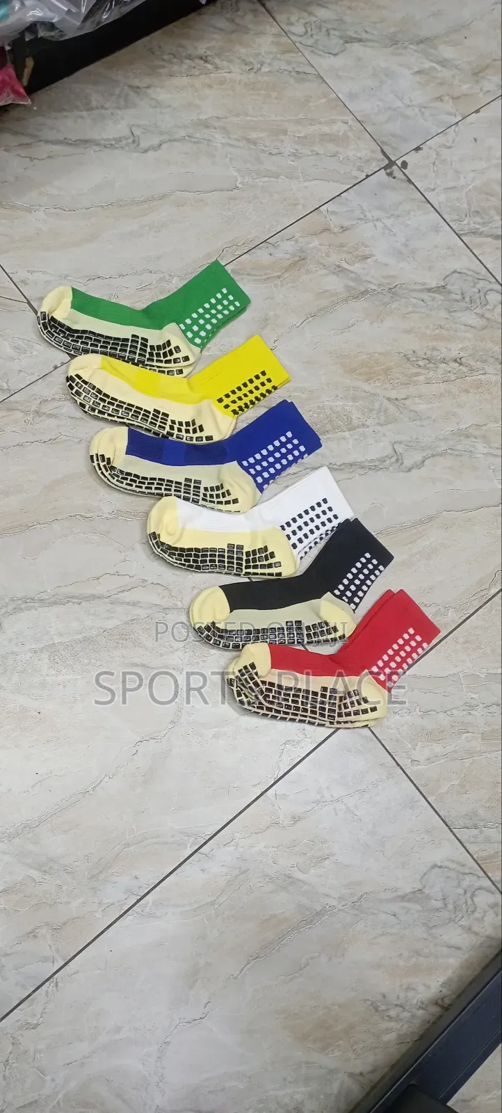 Men's Football Training Non-Slip Grip Socks