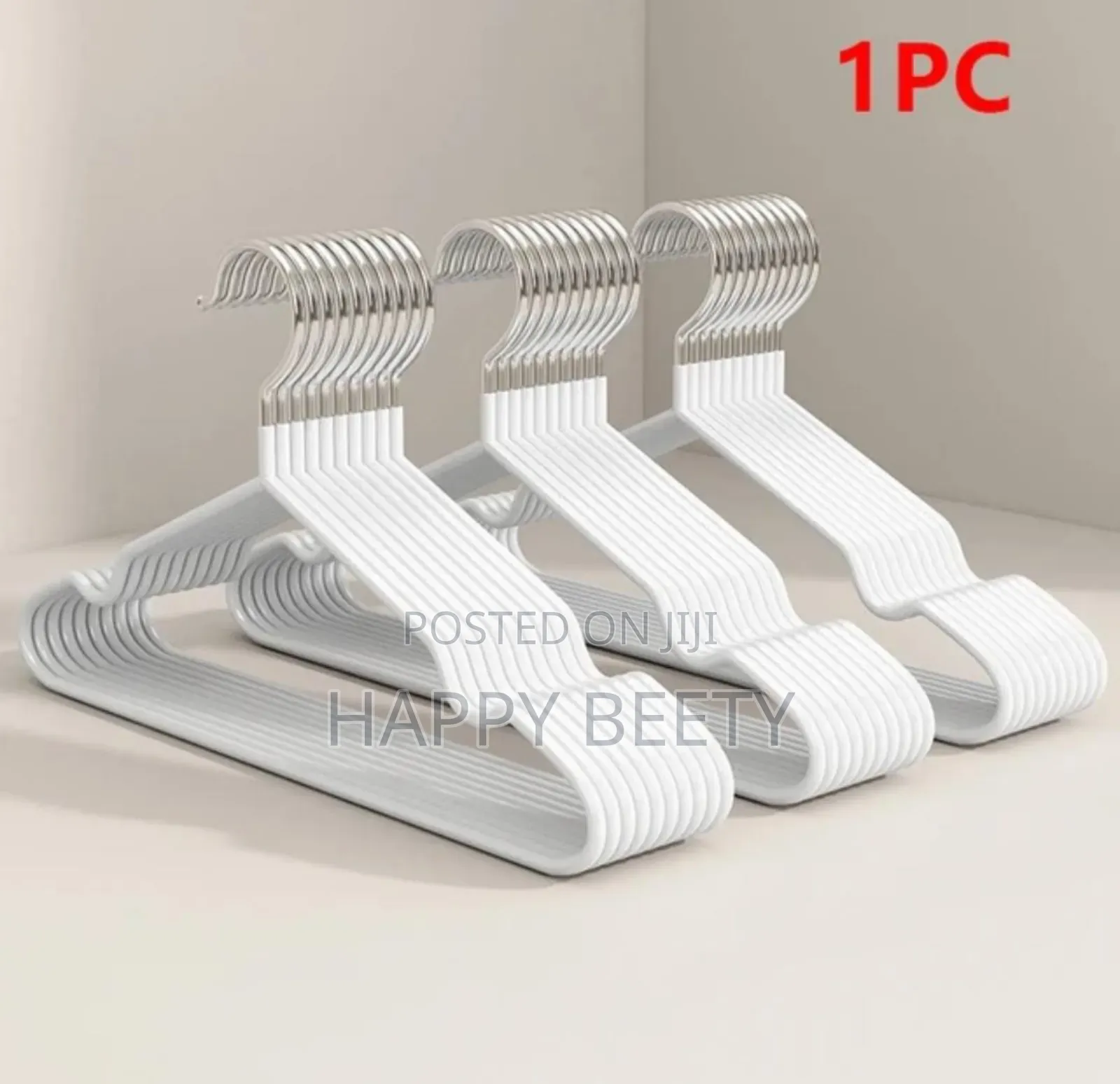 10pcs Clothes Hangers With Antislip Stainless Steel Hook.L